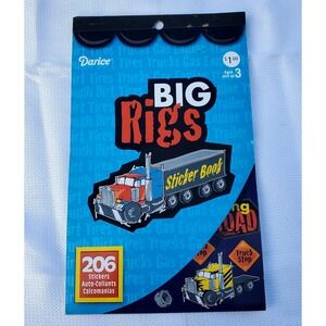 Darien ◇ BIG RIG STICKER BOOK ◇ 206 Stickers ◇ Multicolor ◇ 2012 ◇ NEW